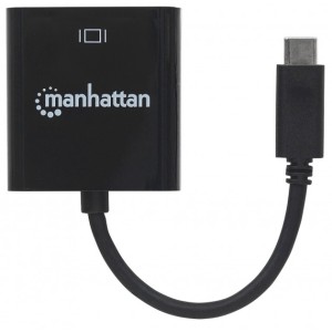 Manhattan IADAP USB31-HDMIM - Converter USB 3.1 Type C to HDMI Audio Video Converters Onetrade
