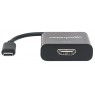 Manhattan IADAP USB31-HDMIM - Converter USB 3.1 Type C to HDMI Audio Video Converters Onetrade
