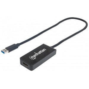 Manhattan IDATA USB3-HDMIM - Μετατροπέας USB 3.0 A σε HDMI Converters Εικόνας Ήχου Onetrade