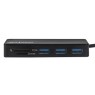 Manhattan IUSB3-HUB3SDM - USB3.2 3Port And 1 Hub SD Card Reader USB Hubs Onetrade