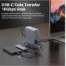 Nordic DOCK-221 - Σταθμός σύνδεσης USB-C 15-σε-1 Διπλές οθόνες 4K, PD 100W, & Card Reader Καλώδια Onetrade