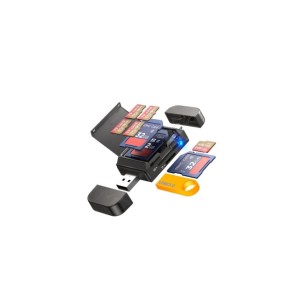 Nordic CRD-082 - USB-A & USB-C Card Reader USB Hubs Onetrade