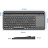 Nordic KB-106 - Ultra Slim Bluetooth V3.0 Πληκτρολόγιο Multi-Device Keyboard με Touchpad & θέση για Tablet/Smartphone Αξεσουάρ υπολογιστών Onetrade