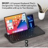 Nordic KB-106 - Ultra Slim Bluetooth V3.0 Πληκτρολόγιο Multi-Device Keyboard με Touchpad & θέση για Tablet/Smartphone Αξεσουάρ υπολογιστών Onetrade