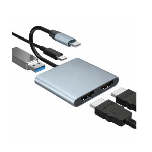 Nordic DOCK-145 - Μετατροπέας USB-C σε 2×HDMI Converters Εικόνας Ήχου Onetrade