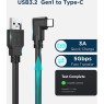 Nordic USBC-VR5M - Γωνιακό καλώδιο 90° USB-C σε USB 3.1 Gen1 5μ  Καλώδια Onetrade