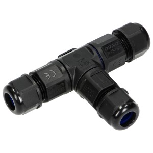 Orno 13602 Mini Cable Connector T-Splitter IP68 up to 3x4mm² Connectors Onetrade