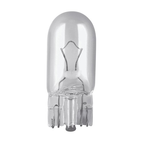 OSRAM Automotive Auxiliary Signal Lamp ORIGINAL - GLASS WEDGE BASE W5W  W2.1x9.5d