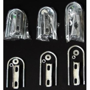 Mast Clamp Small 50mm Set of 2 pieces Extension poles Onetrade