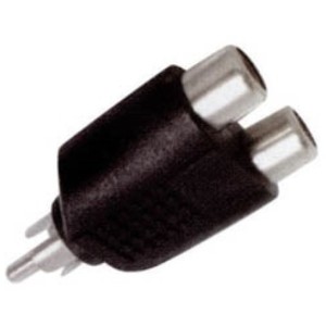RCA Adaptor Αρσενικό σε 2 RCA Θηλυκά EA2074 Αντάπτορς Onetrade