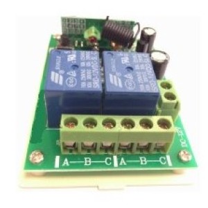 Τηλεχειρισμός 2 καναλιών 50m/12VDC-PT050SET Ρολών-Οθονών Τηλεχειριστήρια γκαραζόπορτας Onetrade