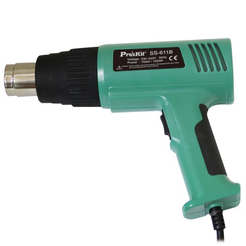 Proskit SS-611B - Πιστόλι Θερμού Αέρα 1500W Εργαλεία Onetrade Proskit SS-611B - Πιστόλι Θερμού Αέρα 1500W Εργαλεία Onetrade