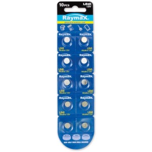 Raymax IBT-KLR41 - LR41 Αλκαλικές Μπαταρίες 1,5V Blister 10 τεμ Μπαταρίες Onetrade