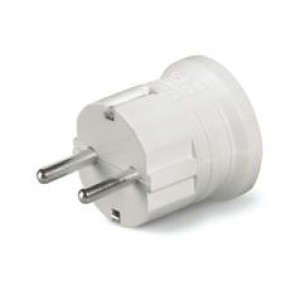 RP Schuko Plug White Male Plugs Onetrade
