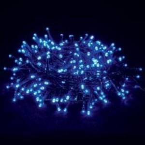 RP 180 LED Light bulbs in series with program/Green cable/Blue Light Christmas Products