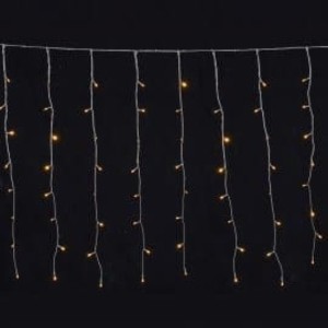 RP 240 LED Λαμπάκια συμμετρική κουρτίνα επεκτεινόμενη/Διάφανο καλώδιο/Θερμό Λευκό Χριστουγεννιάτικα Προϊόντα