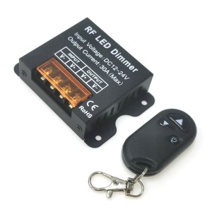 RP Dimmer με Τηλεχειριστήριο Μονόχρωμης Led ταινίας- 12/24VDC/30A Τροφοδοτικά Led Ταινιών