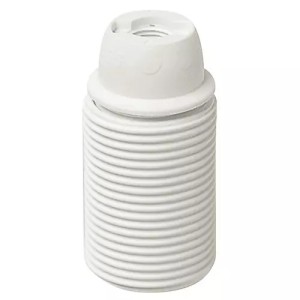 RP Lamp Holder Threaded E14 White White Plugs