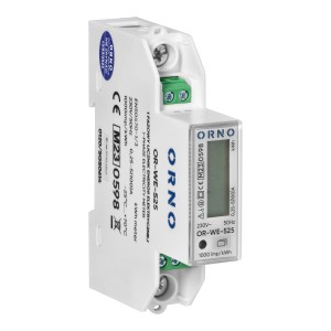 Orno WE-525 Μονοφασικός Μετρητής ράγας 100Α  Ηλεκτροκίνηση