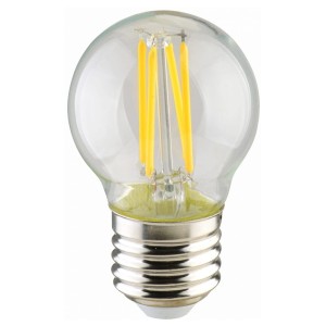 Redled LED Filament Bulb G45 E27 5W 3000K Warm White Clear Globe 560lm LED Lamps Spherical G type E14-E27 - Globes E27-G95,G120