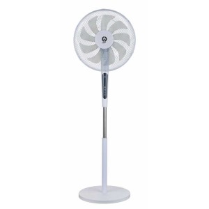 RP-Zizel Fan Stand-Remote Control-Thermometer White 16″ 60W Fans Onetrade