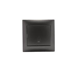 Μπουτόν Κουδουνιού+Λυχνία Ανθρακί Stinel Διακόπτες Καλωδίων Onetrade