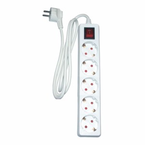 RP Πολύμπριζο - 5 Θέσεων Με Καλώδιο 3G1 Και Διακόπτη ΠΟΛΥΠΡΙΖΑ ΜΕ ΚΑΛΩΔΙΟ Onetrade