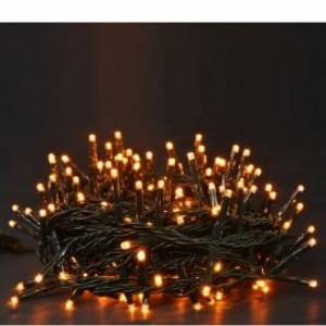 RP 100 LED Λαμπάκια σε σειρά με πρόγραμμα/Πράσινο καλώδιο/Θερμό Λευκό Χριστουγεννιάτικα Προϊόντα