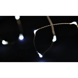 RP 120 Ψυχρό Λευκό Micro LED Λαμπάκια μπαταρίας με πρόγραμμα, Remote Control & Χρονοδιακόπτη Χριστουγεννιάτικα Προϊόντα