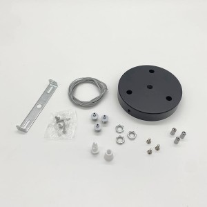 RP Accessory for pendant installation Φ12 with 3 strings 1.2m - For "PENDY" ceiling lamp Black Indoor Luminaires Onetrade