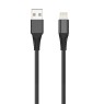 RP Charging Cable - USB TYPE-A to Lightning 1m Black Data Cables Onetrade RP Charging Cable - USB TYPE-A to Lightning 1m Black Data Cables Onetrade
