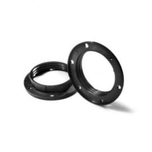 RP Set Screw Ring Ε27 Black 2 pcs Plugs