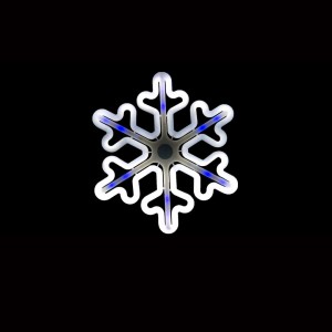 RP Χιονονιφάδα με Meteor Light 220V/IP44 Ψυχρό Μπλε Χριστουγεννιάτικα Προϊόντα