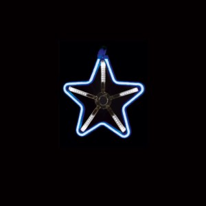 RP Αστέρι με Meteor Light 220V/IP44 Μπλε-Ψυχρό Χριστουγεννιάτικα Προϊόντα