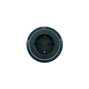 Εξάρτημα Σούκο για Track Socket με μπλε φωτισμό LED Μαύρο ΠΟΛΥΠΡΙΖΑ ΜΕ ΚΑΛΩΔΙΟ Onetrade