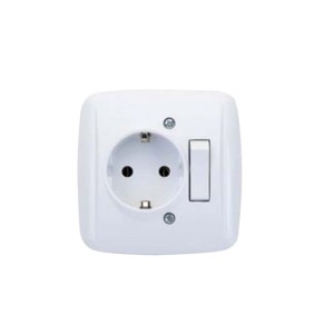 RP Πριζοδιακόπτης Απλός & Σούκο Λευκός Διακόπτες Καλωδίων Onetrade