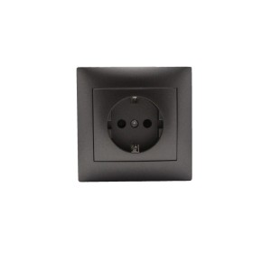Πρίζα Σούκο Ασφαλείας με γείωση Ανθρακί Stinel Διακόπτες Καλωδίων Onetrade
