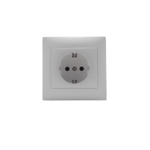 Πρίζα Σούκο Ασφαλείας με γείωση Λευκή Stinel Διακόπτες Καλωδίων Onetrade