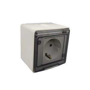 Stinel Aqua Σούκο Πρίζα Ασφαλείας με Αυτόματες Επαφές Στεγανή IP55 Διακόπτες Καλωδίων Onetrade