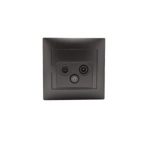 Πρίζα Τερματική SAT, TV και Radio Stinel, Ανθρακί Πρίζες Onetrade