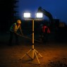Rexer RX08052 - Φορητός προβολέας εργασίας LED με τρίποδο 4000K 2x50W 2x5500lm LED Προβολείς