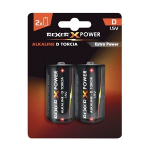 Rexer RXBA2-D002P - LR20 - D Αλκαλικές Μπαταρίες 1.5V 2 τεμ Onetrade