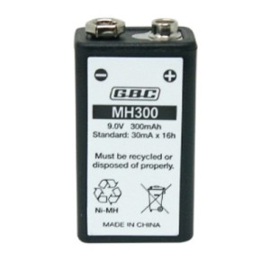 SKB 38.2300.20 - MH300V - Επαναφορτιζόμενη Μπαταρία Ni-Mh 9V 300mah Μπαταρίες Onetrade