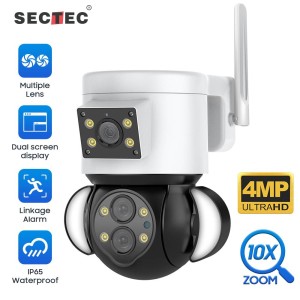Sectec ST-430-4K-10X - Wifi IP Outdoor Camera W/B IP Cameras Onetrade