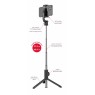 Swissten 32000400 - Aluminum Tripod Pro Bluetooth Selfie Stick & Τρίποδο με Remote, 21-64cm Επεκτεινόμενο Wireless για Smartphone & GoPro Smartphone αξεσουάρ Onetrade