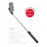 Swissten 32000400 - Aluminum Tripod Pro Bluetooth Selfie Stick & Τρίποδο με Remote, 21-64cm Επεκτεινόμενο Wireless για Smartphone & GoPro Smartphone αξεσουάρ Onetrade