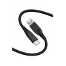 Swissten 71531010 - Καλώδιο USB-C 1.5μ. από Soft Silicone, Black Καλώδια Onetrade
