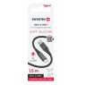 Swissten 71531010 - Καλώδιο USB-C 1.5μ. από Soft Silicone, Black Καλώδια Onetrade
