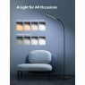 TaoTronics TT-DL072 - LED Floor Lamp with Touch Control, 4 Color Modes, 4 Brightness Levels, Flexible, Black Office lighting