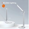 TaoTronics TT-DL19 - LED Desk Lamp with Touch Control & USB Port, 5 Color Modes, 5 Brightness Levels, Silver Office lighting